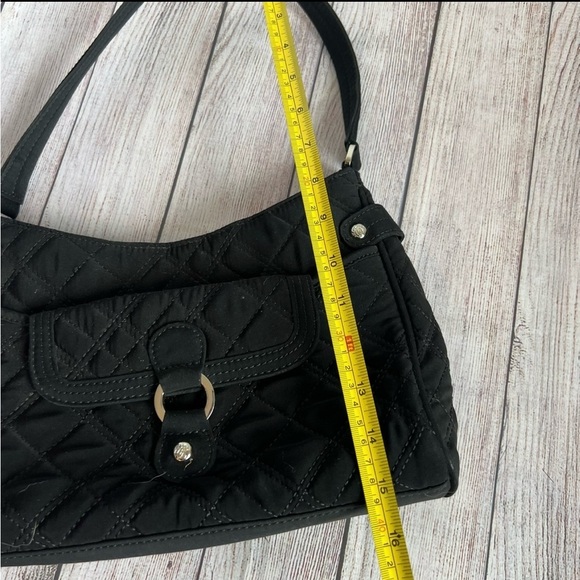 Vera Bradley Black Quilted Shoulder Bag - Picture 5 of 8